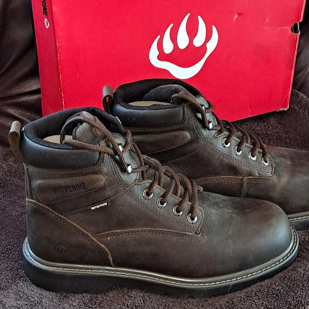 MEN'S FLOORHAND WATERPROOF STEEL-TOE 6" WORK BOOT
